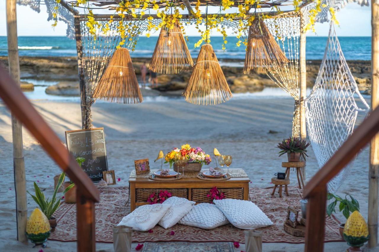 פראיה דוס קרניירוס Pontal Dos Carneiros Beach Bungalows מראה חיצוני תמונה