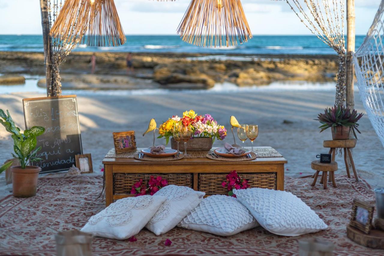 פראיה דוס קרניירוס Pontal Dos Carneiros Beach Bungalows מראה חיצוני תמונה